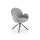 Jídelní židle KIVA 1 ks šedá
