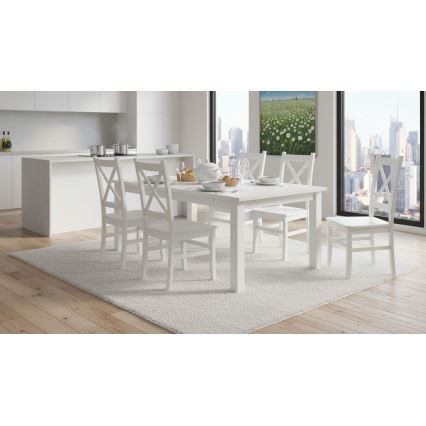 Jídelní židle NATE bílá