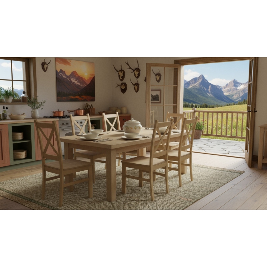 Jídelní židle NATE dub sonoma