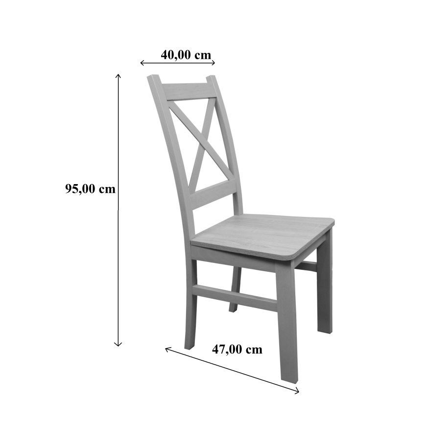Jídelní židle NATE dub sonoma