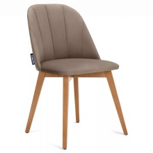 Jídelní židle RIFO 86x48 cm béžová/buk
