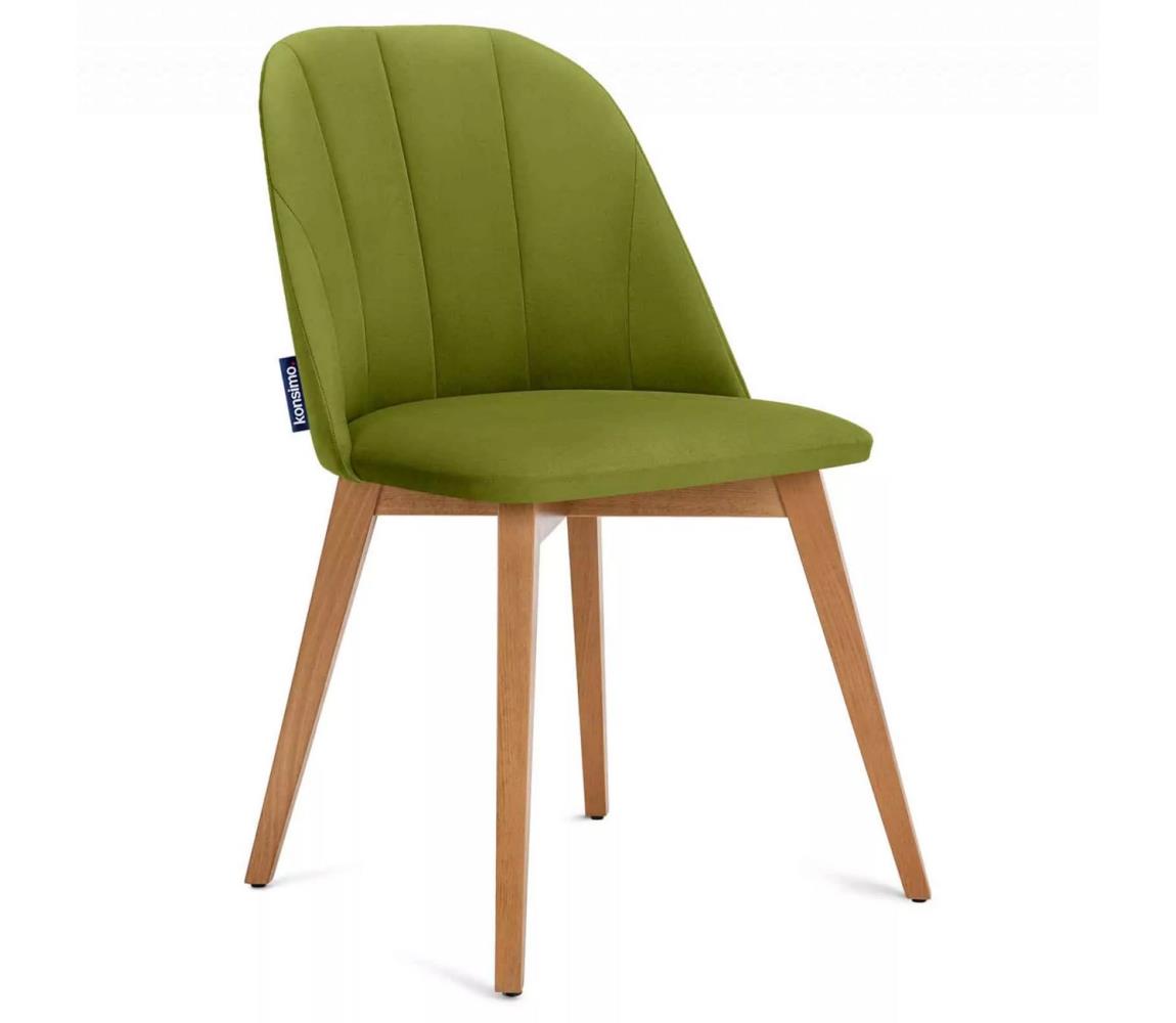 Konsimo Sp. z o.o. Sp. k. Jídelní židle RIFO 86x48 cm světle zelená/buk 