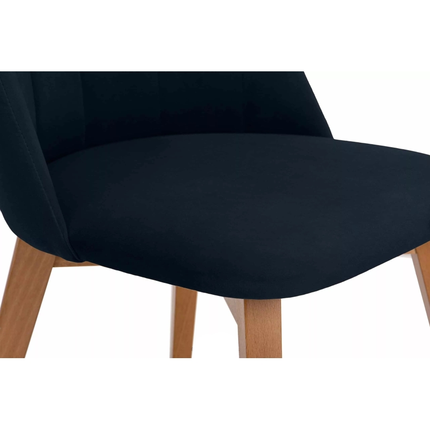 Jídelní židle RIFO 86x48 cm tmavě modrá/světlý dub