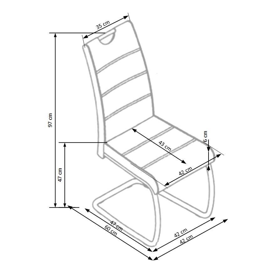 Jídelní židle SAFFON 1 ks černá