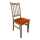 Jídelní židle SIMON buk/oranžová