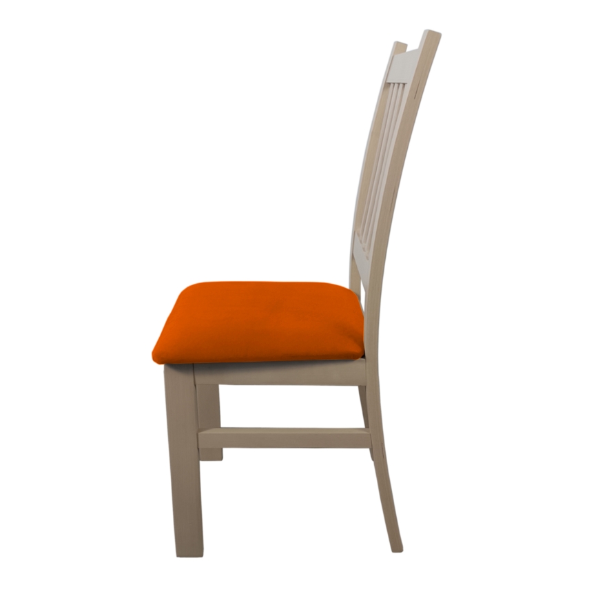 Jídelní židle SIMON buk/oranžová