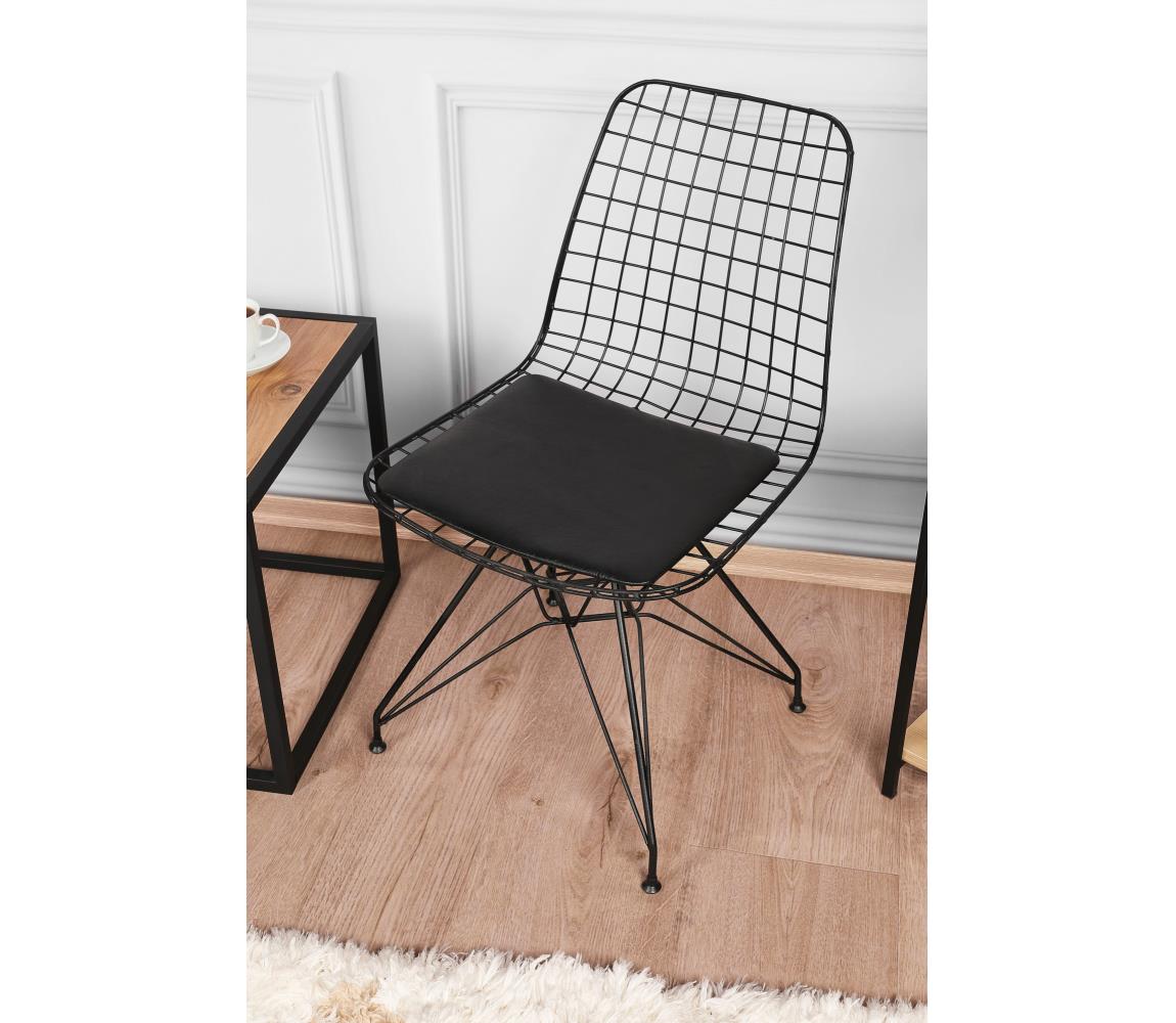  Jídelní židle TEL 80x53 cm černá 
