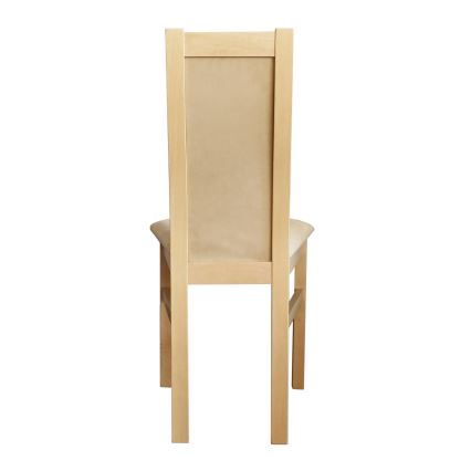 Jídelní židle ZOE buk/krémová