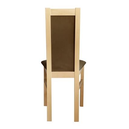 Jídelní židle ZOE buk/tmavě hnědá