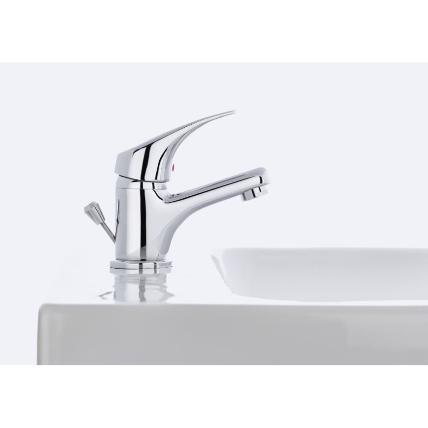 JIKA H3111N10041111 - Umyvadlová baterie + výpusť s přepadem TALAS 12,3 cm lesklý chrom