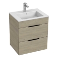 JIKA H4536121765141 - Koupelnová skříňka s umyvadlem CUBE 60,7x55 cm jasan