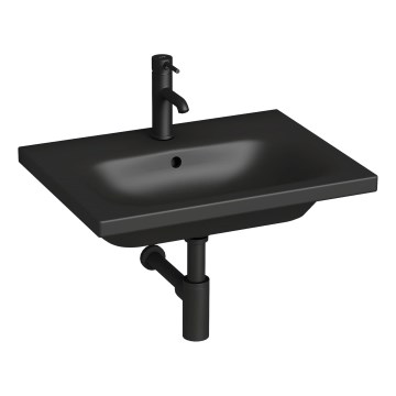 JIKA H8127137161041 - Závěsné umyvadlo MIO 60x45 cm keramika/matná černá