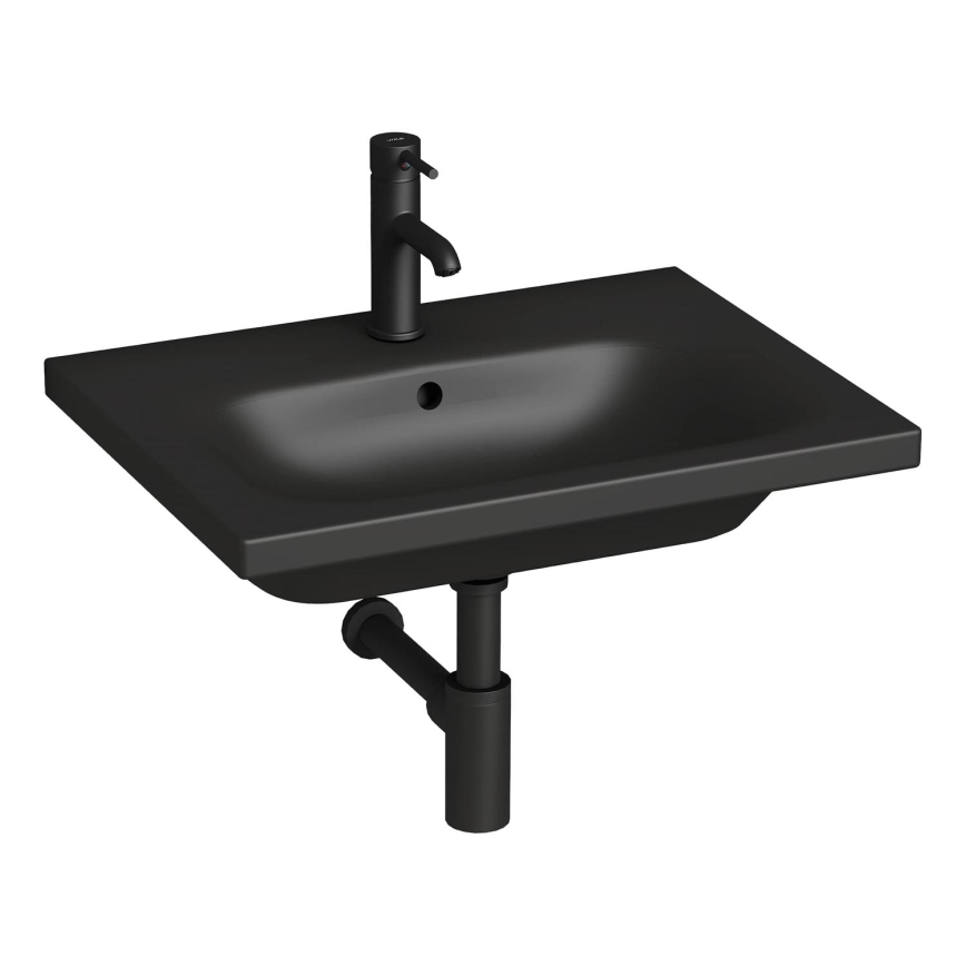 JIKA H8127137161041 - Závěsné umyvadlo MIO 60x45 cm keramika/matná černá