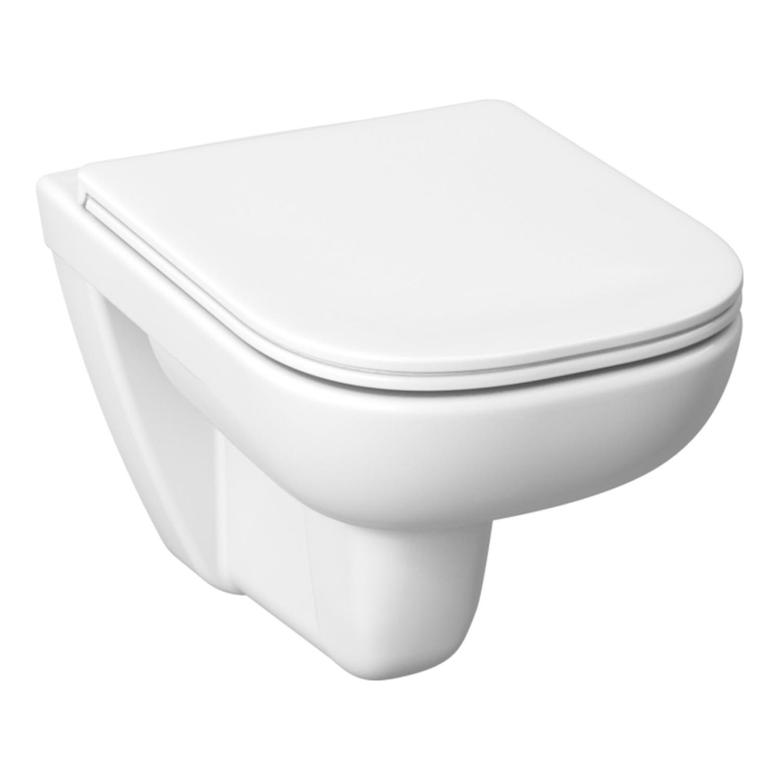 JIKA H8666140000001 - Závěsné WC DEEP keramika/bílá + záchodové prkénko SoftClose DEEP duroplast/bílá