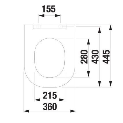 JIKA H8917160000631 - Záchodové prkénko SoftClose MIO duroplast/bílá