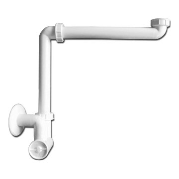 JIKA H8942460000001 - Umyvadlový sifon CUBITO DN40 bílá