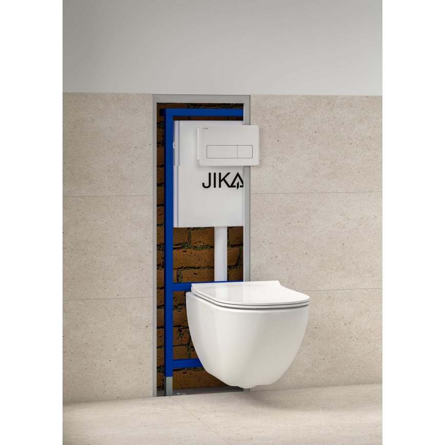 JIKA H8956520000001 - Podomítkový modul pro závěsné WC s přípravou pro bidet