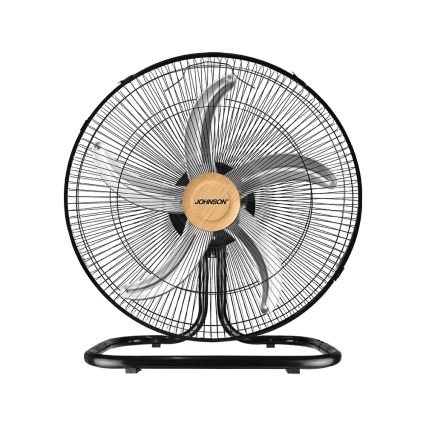 JOHNSON - Stojanový ventilátor 3v1 WOOD 80W/230V pr. 50 cm černá/béžová
