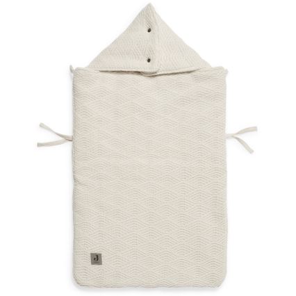 Jollein - Vak do autosedačky RIVER KNIT 42x82 cm Cream White
