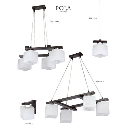 Jupiter 1097 - PO 3 - Lustr POLA 3xE27/60W/230V