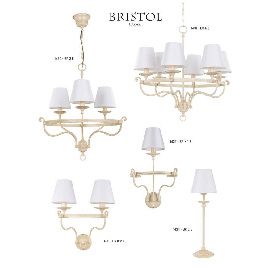 Jupiter 1430 - Lustr na řetězu BRISTOL 3xE14/40W/230V