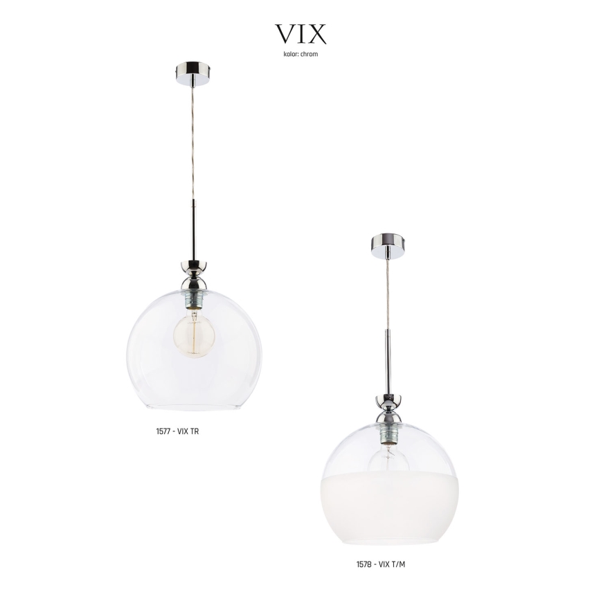 Jupiter 1578 - VIX T/M - Závěsné svítidlo VIX E27/60W