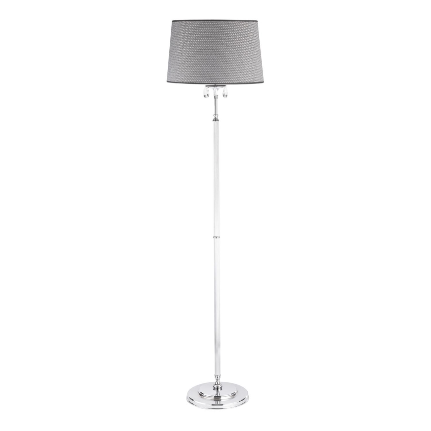Jupiter 1609 - EG P CH - Křišťálová stojací lampa EGIDA 3xE27/60W/230V