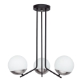 Jupiter 1723 - Lustr na tyči SANTA 3xE14/40W/230V lesklý chrom