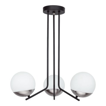 Jupiter 1723 - Lustr na tyči SANTA 3xE14/40W/230V lesklý chrom