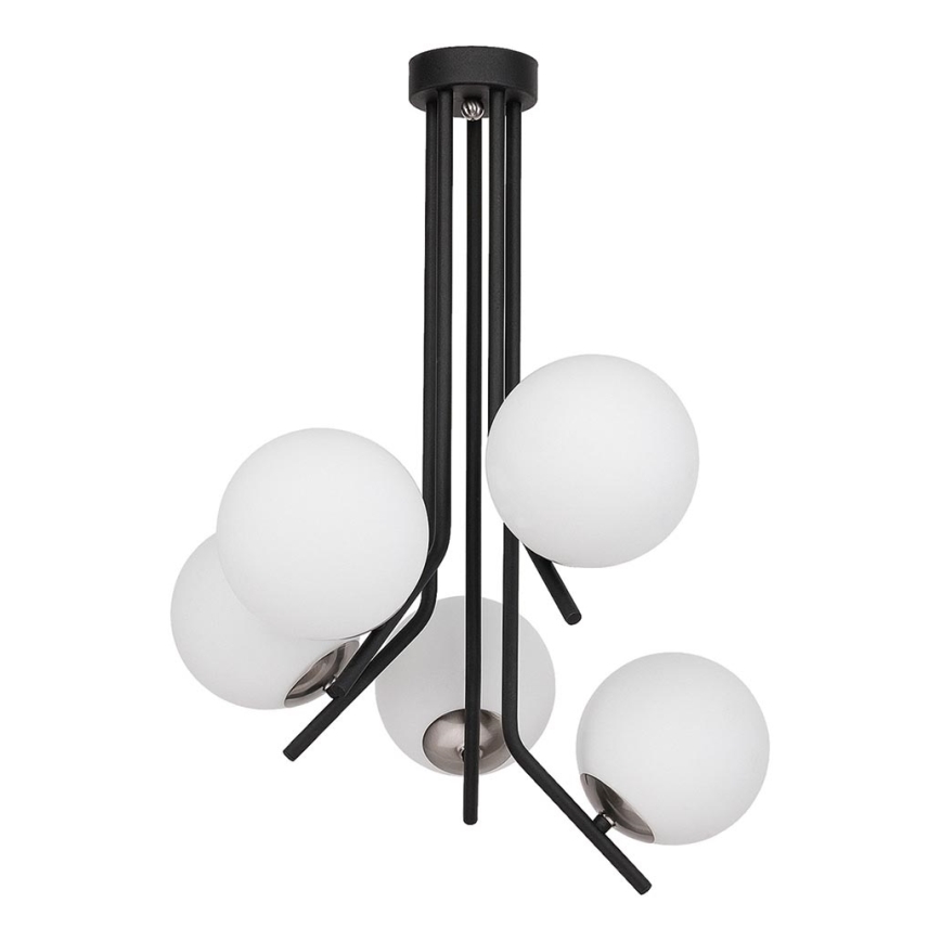 Jupiter 1737 - Lustr na tyči TIM 5xE14/40W/230V lesklý chrom
