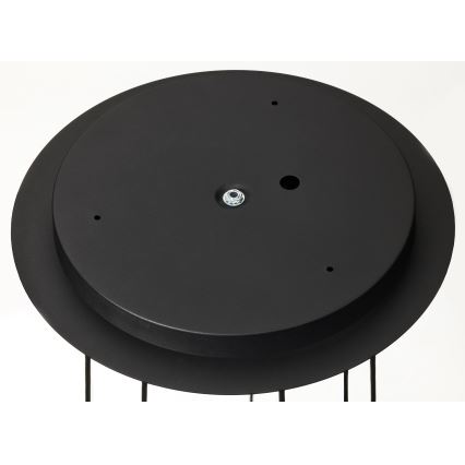Jupiter 2015 - Lustr na lanku ALAS 7xGU10/10W/230V černá/zlatá