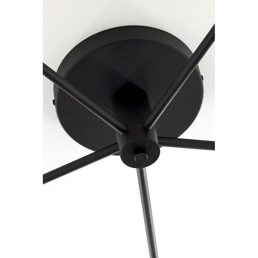 Jupiter 2048 - Přisazený lustr PRATO 5xG9/14W/230V černá/kouřová šedá