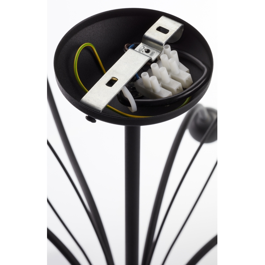 Jupiter 2056 - Lustr na tyči GLORIOSA 10xG9/14W/230V černá