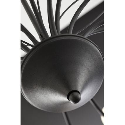 Jupiter 2057 - Lustr na řetězu GLORIOSA 15xG9/14W/230V černá