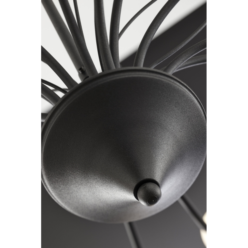 Jupiter 2057 - Lustr na řetězu GLORIOSA 15xG9/14W/230V černá