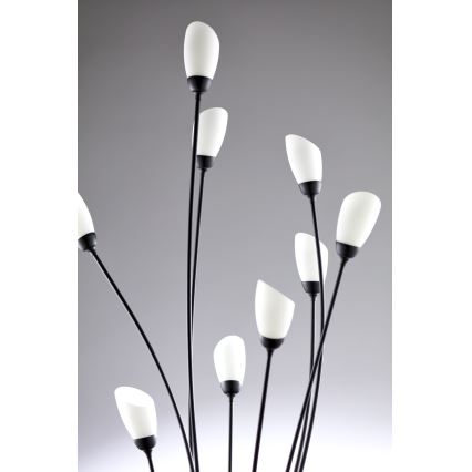 Jupiter 2058 - Stojací lampa GLORIOSA 9xG9/14W/230V černá