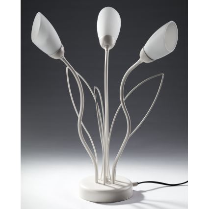 Jupiter 2060 - Stolní lampa GLORIOSA 3xG9/14W/230V krémová