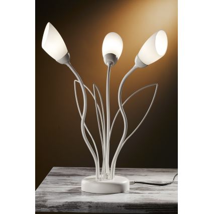 Jupiter 2060 - Stolní lampa GLORIOSA 3xG9/14W/230V krémová