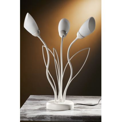 Jupiter 2060 - Stolní lampa GLORIOSA 3xG9/14W/230V krémová