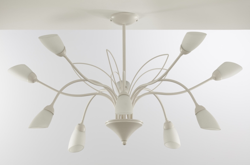 Jupiter 2061 - Lustr na tyči GLORIOSA 10xG9/14W/230V krémová