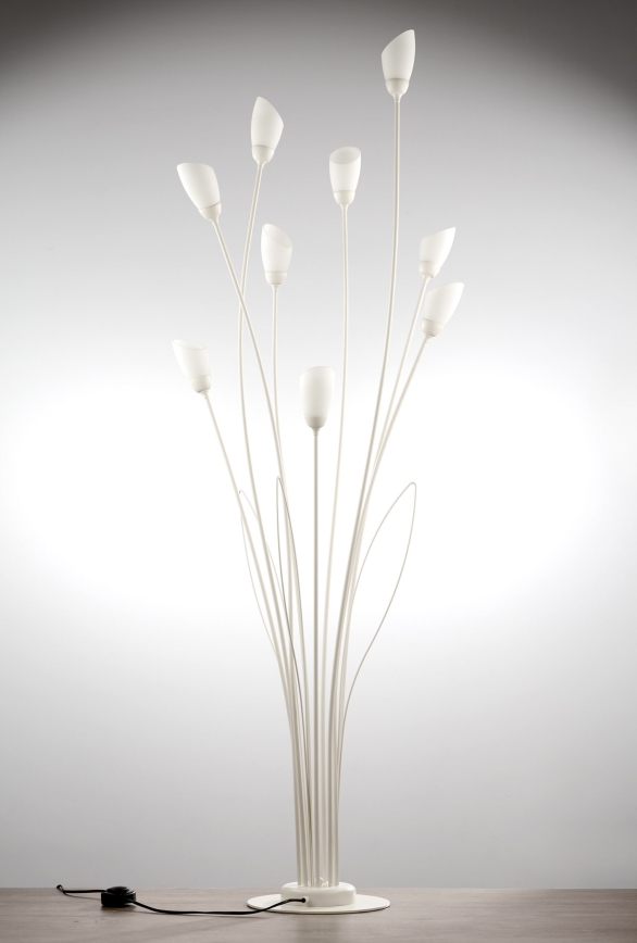 Jupiter 2063 - Stojací lampa GLORIOSA 9xG9/14W/230V krémová