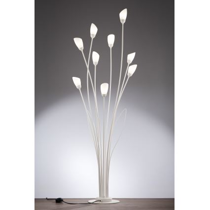 Jupiter 2063 - Stojací lampa GLORIOSA 9xG9/14W/230V krémová