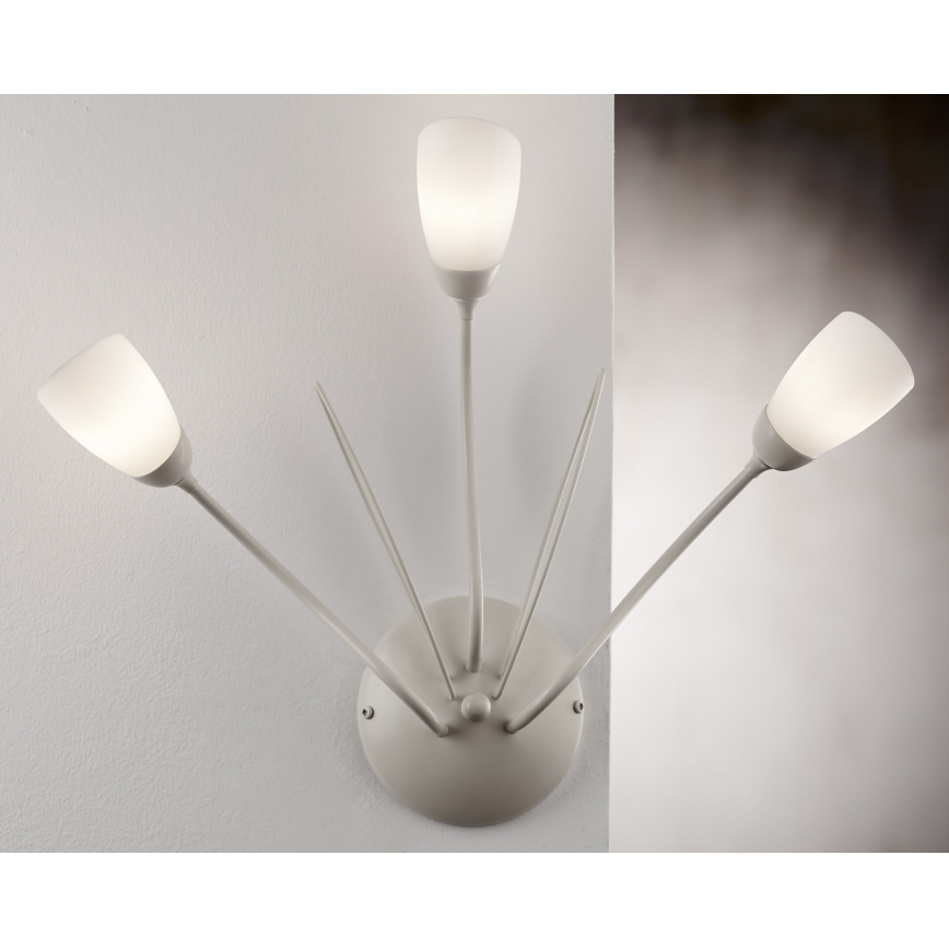 Jupiter 2064 - Nástěnné svítidlo GLORIOSA 3xG9/14W/230V krémová