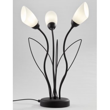 Jupiter 2065 - Stolní lampa GLORIOSA 3xG9/14W/230V černá