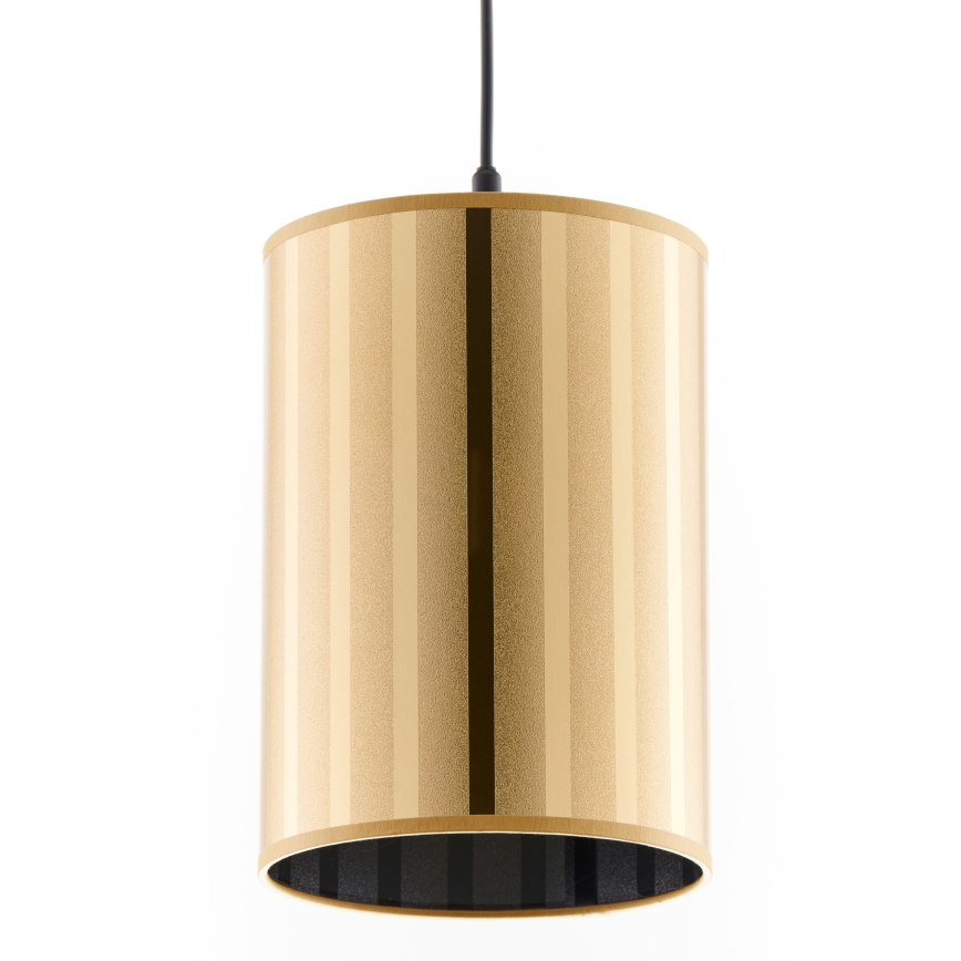 Jupiter 2090 - Lustr na lanku CORTINA 1xE27/15W/230V zlatá/černá