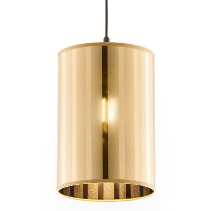 Jupiter 2090 - Lustr na lanku CORTINA 1xE27/15W/230V zlatá/černá