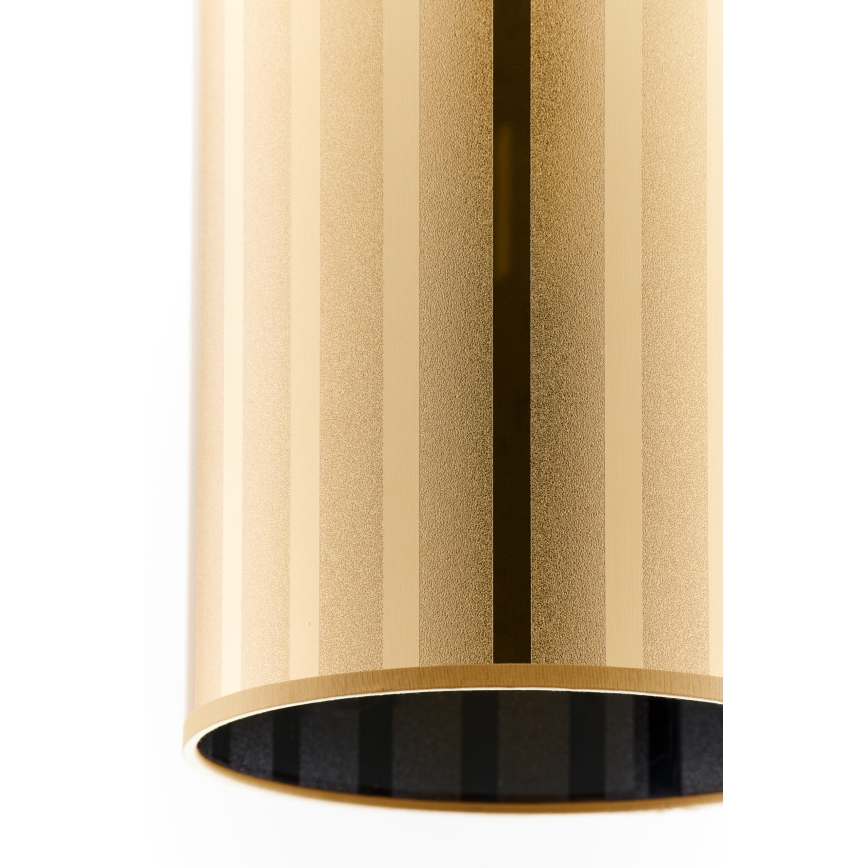 Jupiter 2090 - Lustr na lanku CORTINA 1xE27/15W/230V zlatá/černá