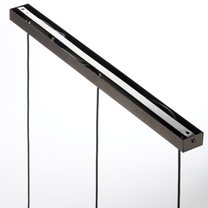 Jupiter 2092 - Lustr na lanku CORTINA 3xE27/15W/230V zlatá/černá