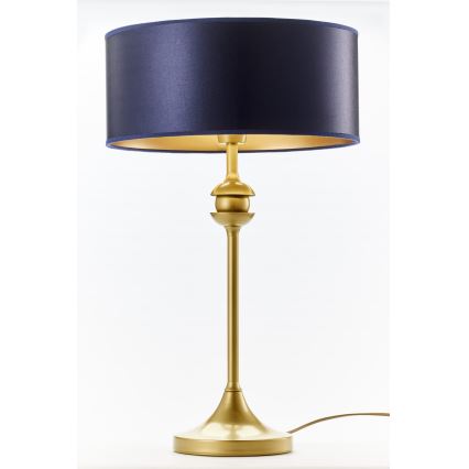Jupiter 2116 - Stolní lampa KASZMIR 1xE27/15W/230V modrá/zlatá