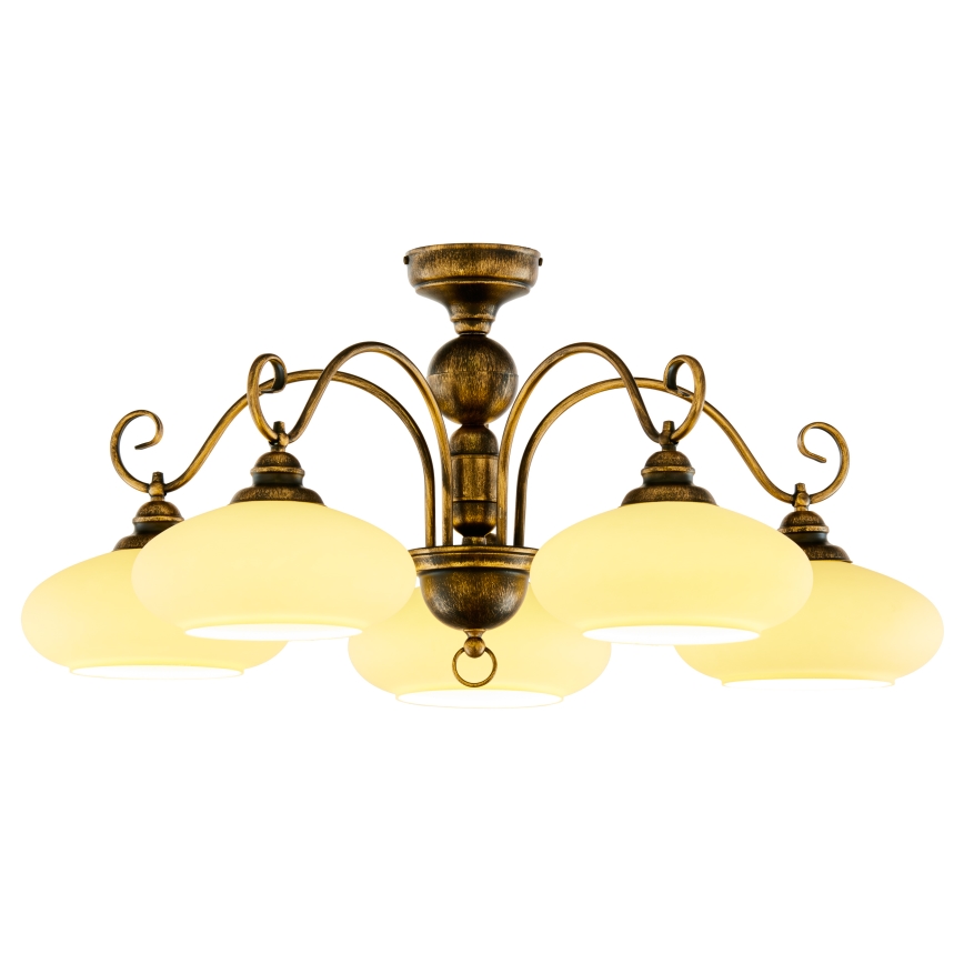 Jupiter 399 - BO-5-PL - Lustr přisazený BOLERO 5xE27/60W/230V